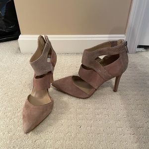 Vince Camuto Pink Suede Heels